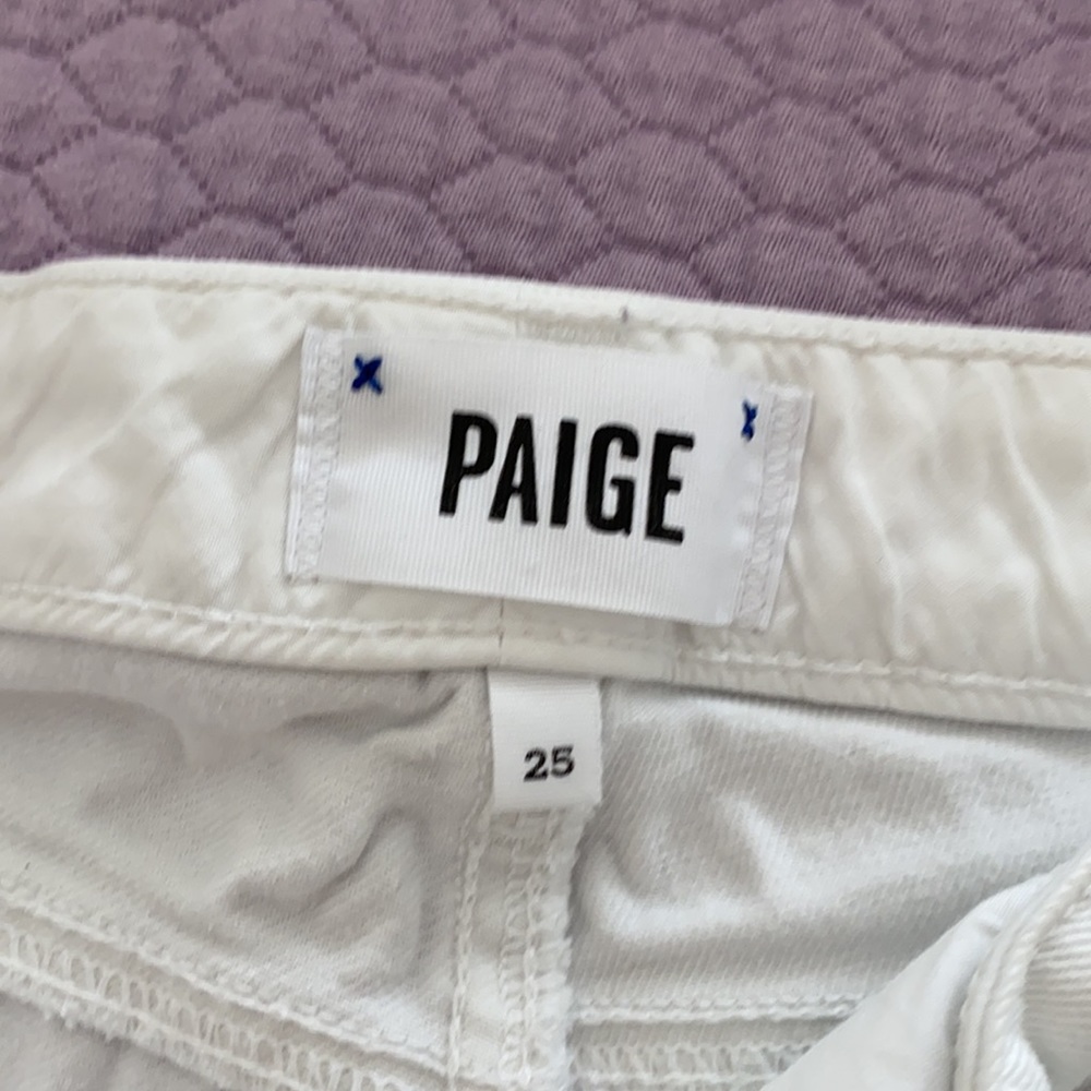 Paige White Jean Shorts - Picture 3 of 3